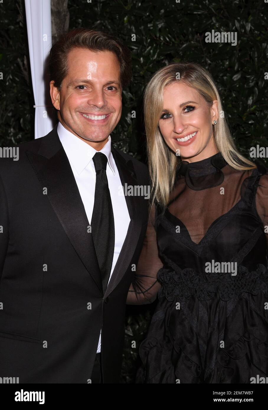 Anthony Scaramucci, Diedre Ball arrives to the 2019 Golden Globes After