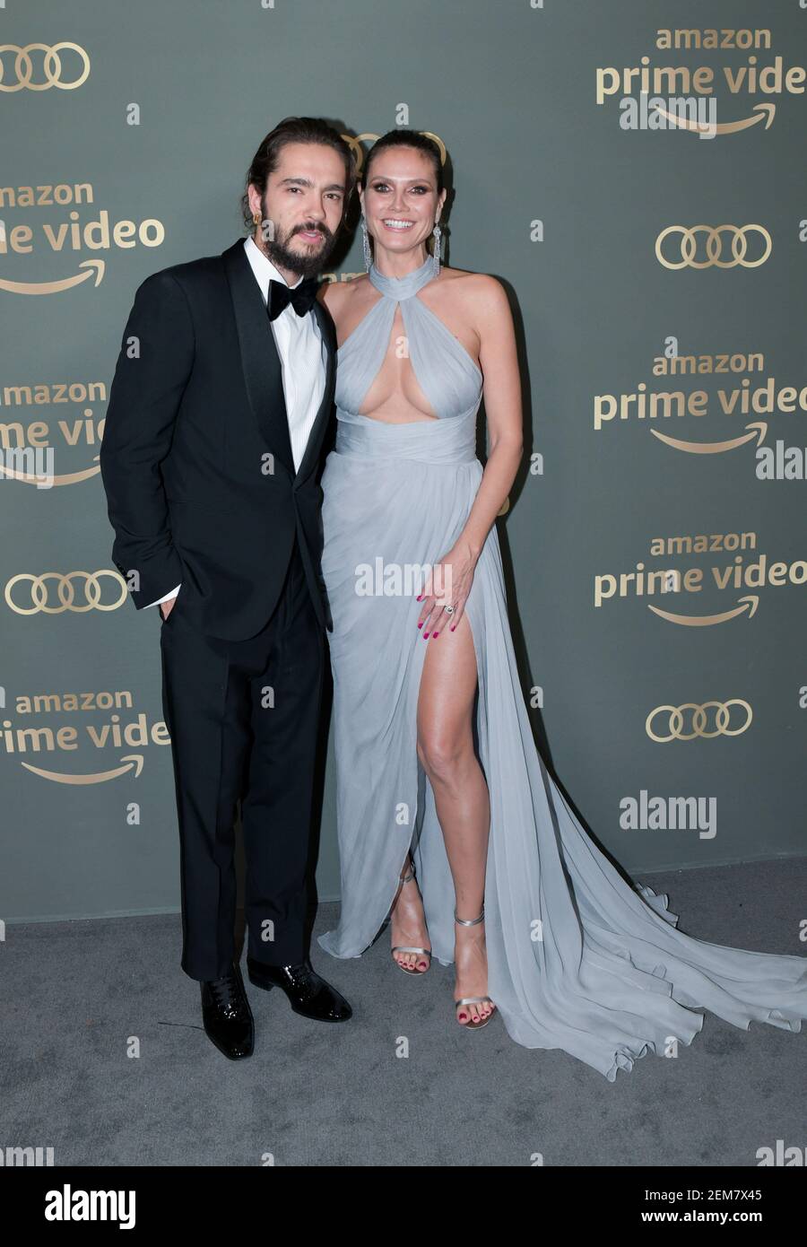 Heidi Klum and Tom Kaulitz attends the Amazon Prime Video's Golden Globe  After Party arrivals at The Beverly Hilton in Beverly Hills, CA on January  6, 2019. (Photo by Christian Monterrosa/Sipa USA