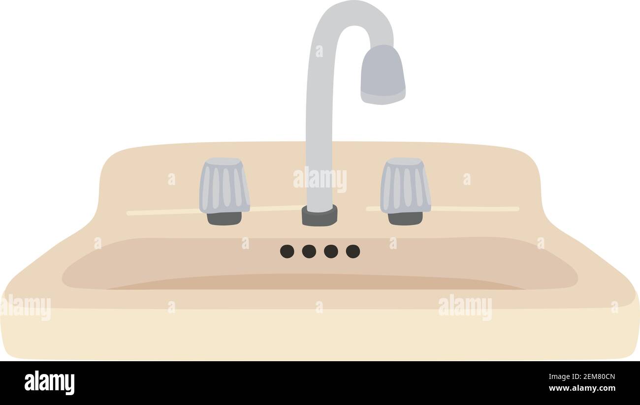 sink on a white background Stock Vector Image & Art - Alamy