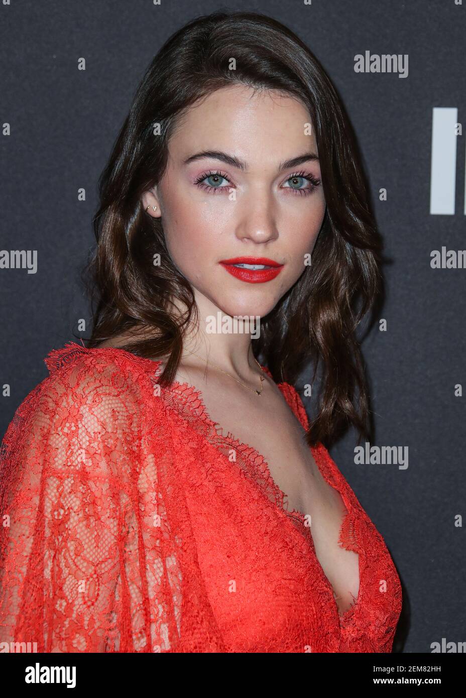 BEVERLY HILLS, LOS ANGELES, CA, USA - JANUARY 06: Actress Violett Beane ...