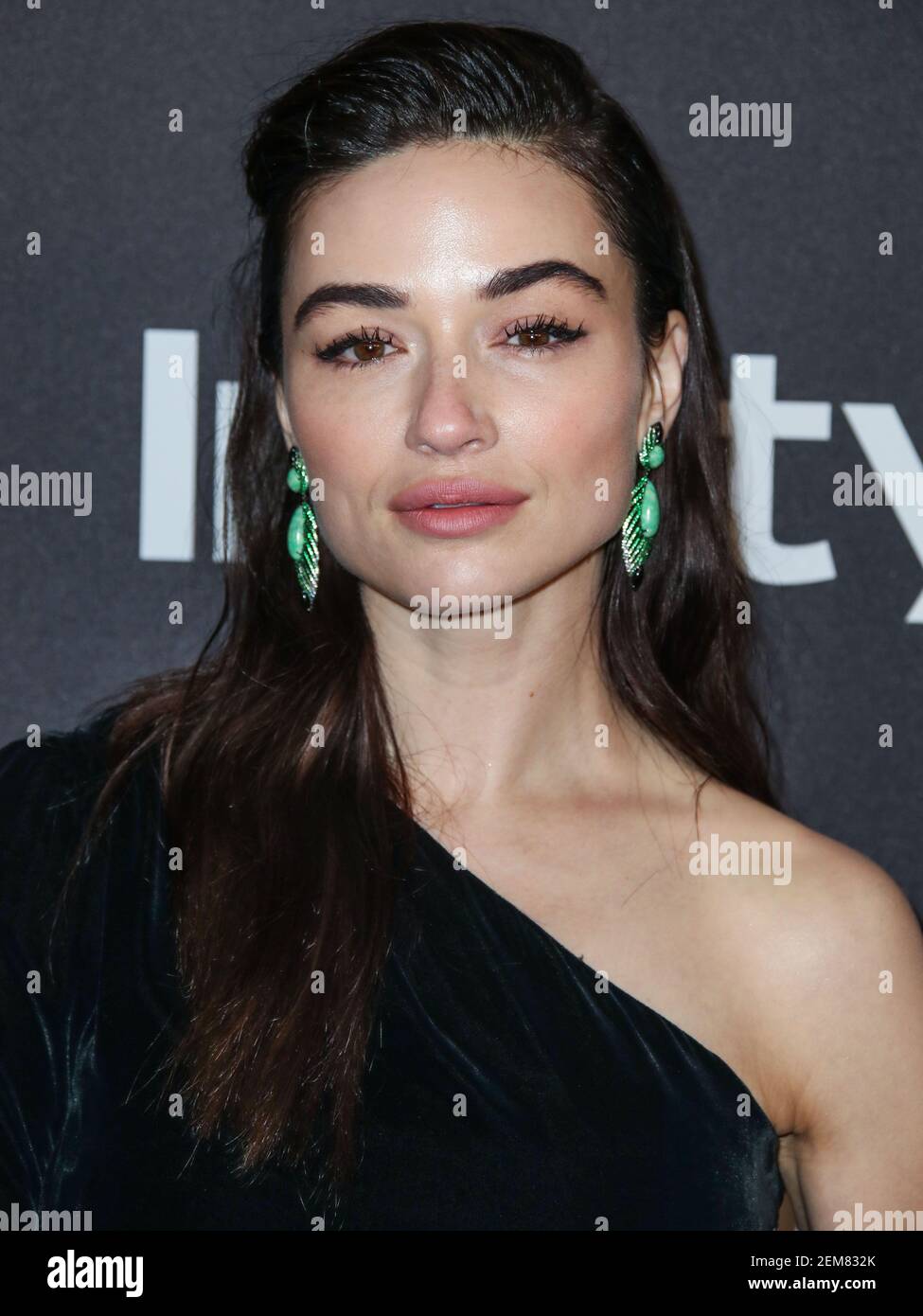 BEVERLY HILLS, LOS ANGELES, CA, USA - JANUARY 06: Actress Crystal Reed ...