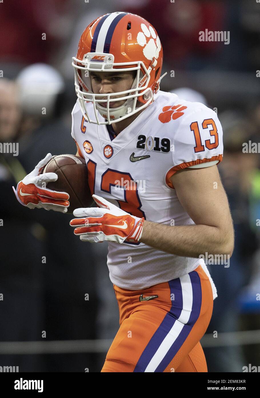 January 07, 2019: Clemson wide receiver Hunter Renfrow (13) during