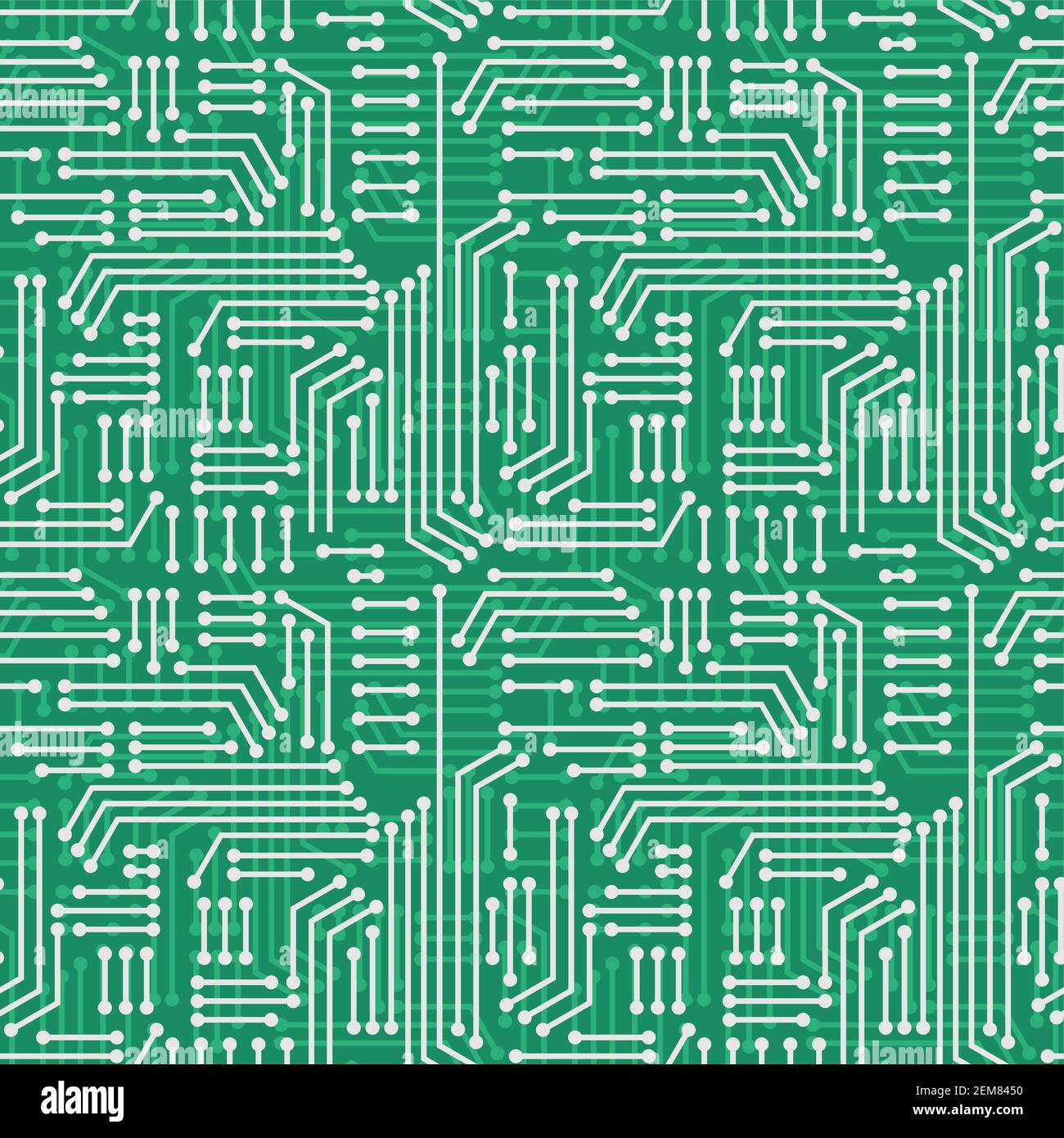 Electric circuitry pattern seamless. Microcircuit background. Circuit