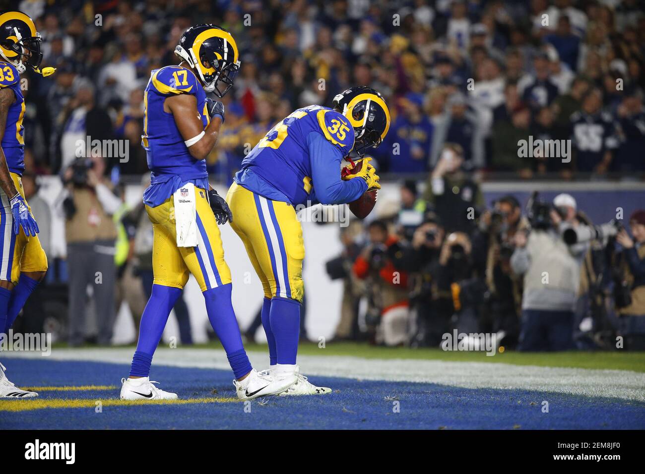 January 12, 2019 Los Angeles Rams running back C.J. Anderson #35 ...