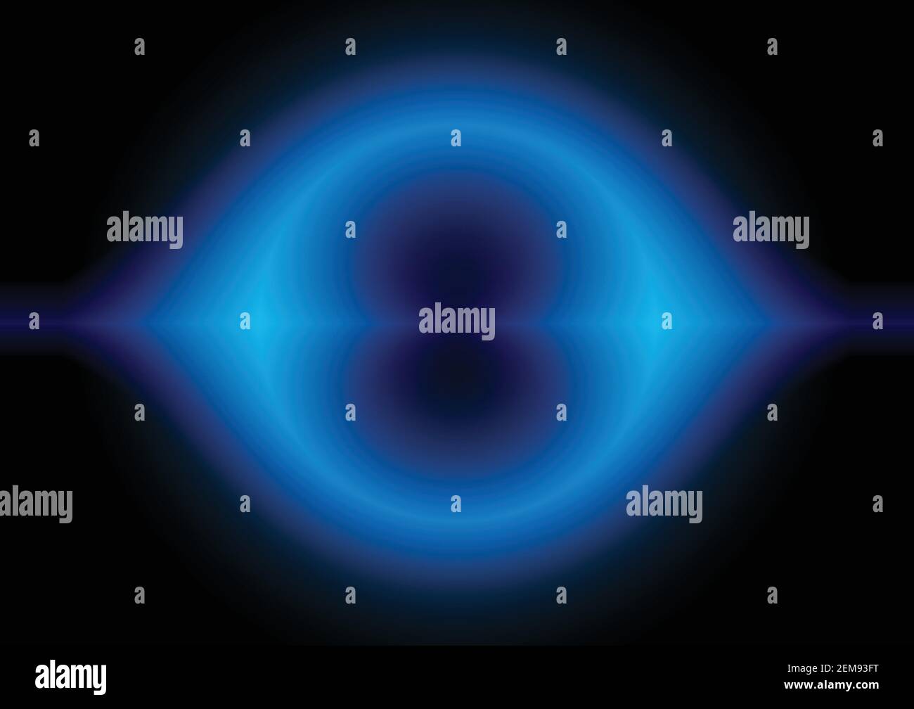 Abstract blue plasma modern horizontal background, stock vector Stock Vector