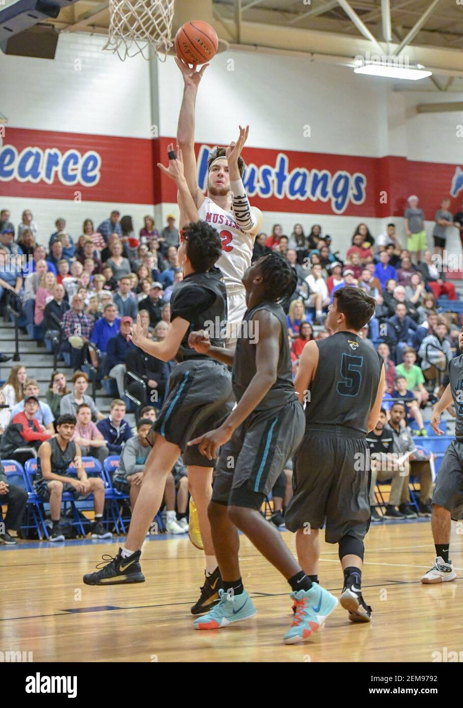 January 15, 2019 JJ Pearce High School Senior Drew Timme 2 had 32
