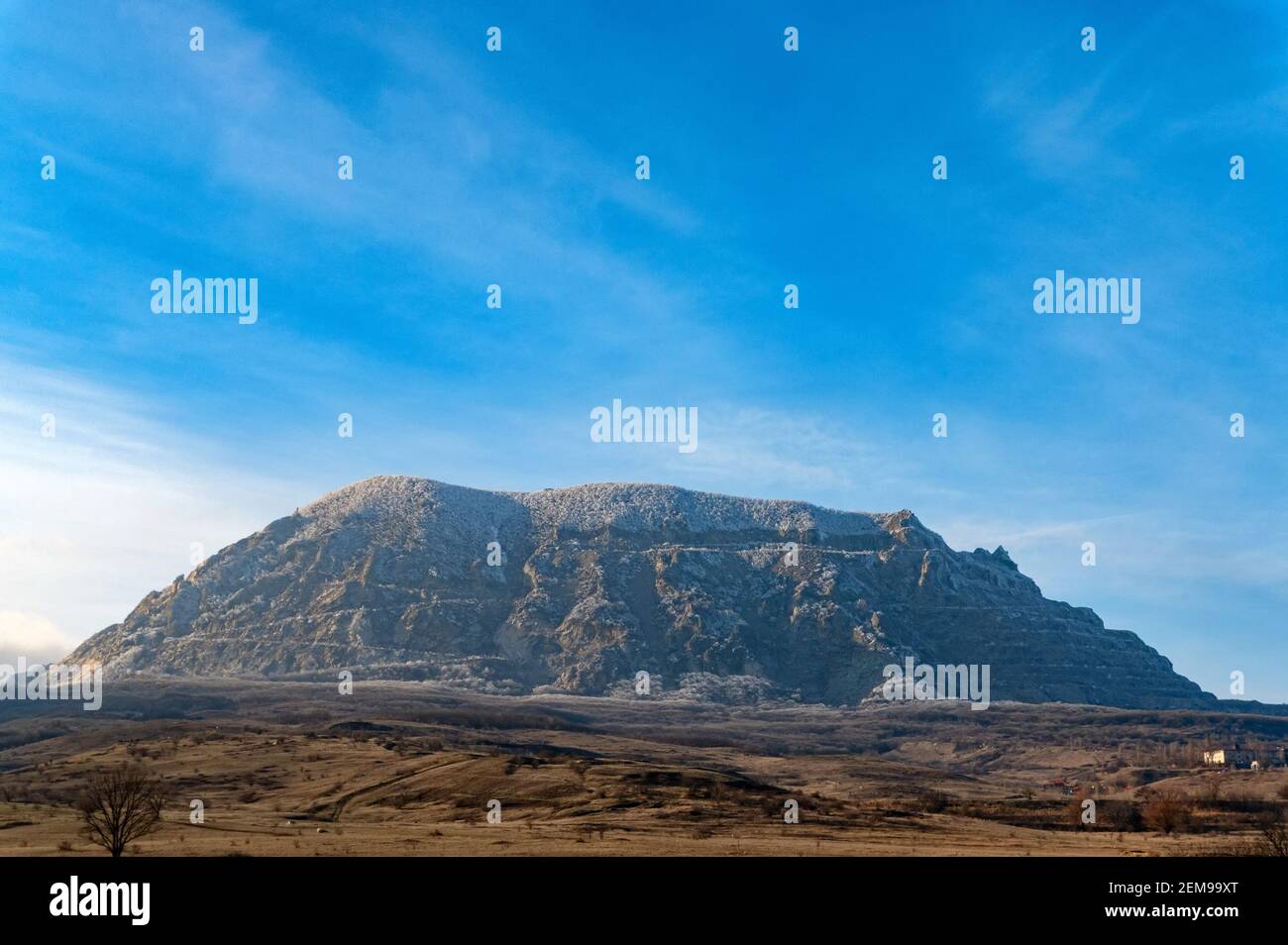 Photo of Snake mountain near the city of Mineralnye Vody of the Stavropol Territory in Russia. Stock Photo