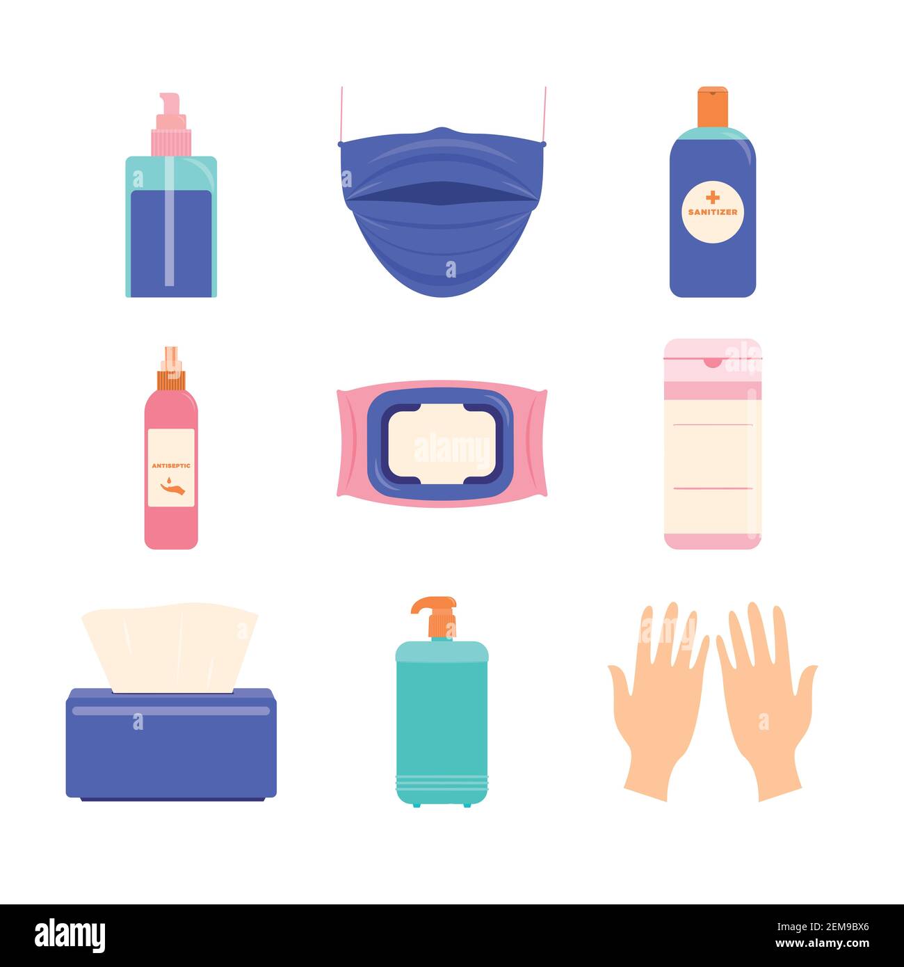 Hygienic products for disinfection and protection from virus and ...