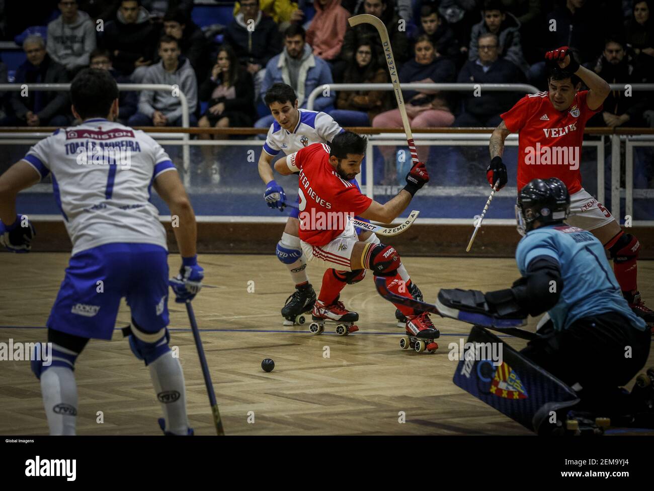 Oars, 01/22/2019 - The Sports Club of Paço de Arcos received this evening  the Sport Lisboa e Benfica in the Sports Pavilion of Paço de Arcos, in game  to count for the