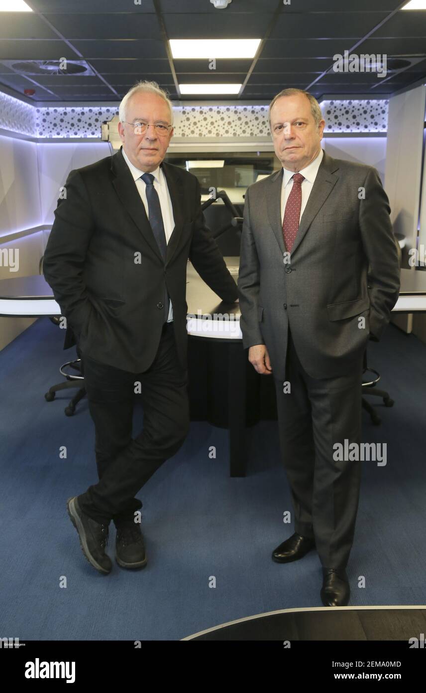 Lisbon 23/01/2019. David Justino and Carlos Cesar, participants in the