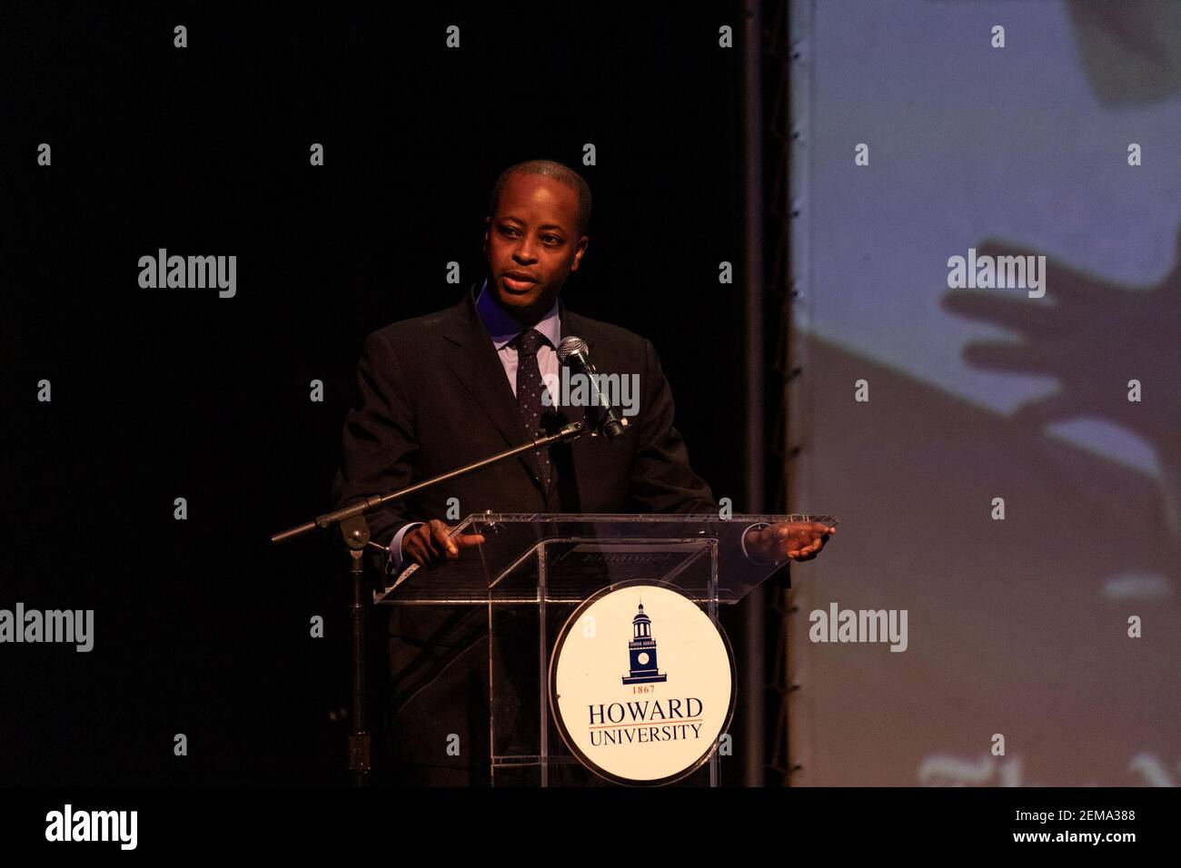 Dr. Wayne A. I. Frederick, President of Howard University, speaks ...