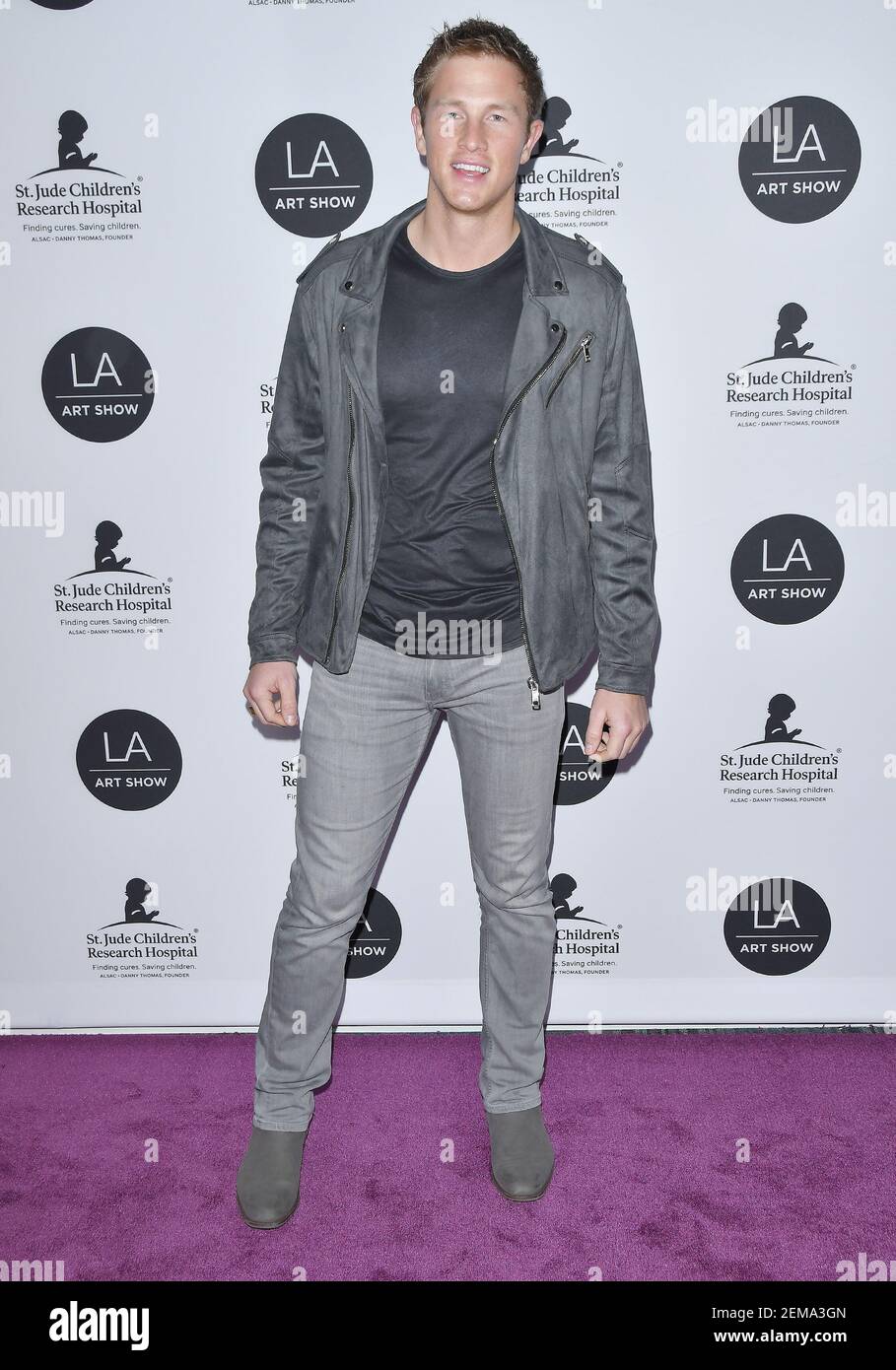 Anthony Konechny arrives at the LA Art Show Opening Night Gala held at