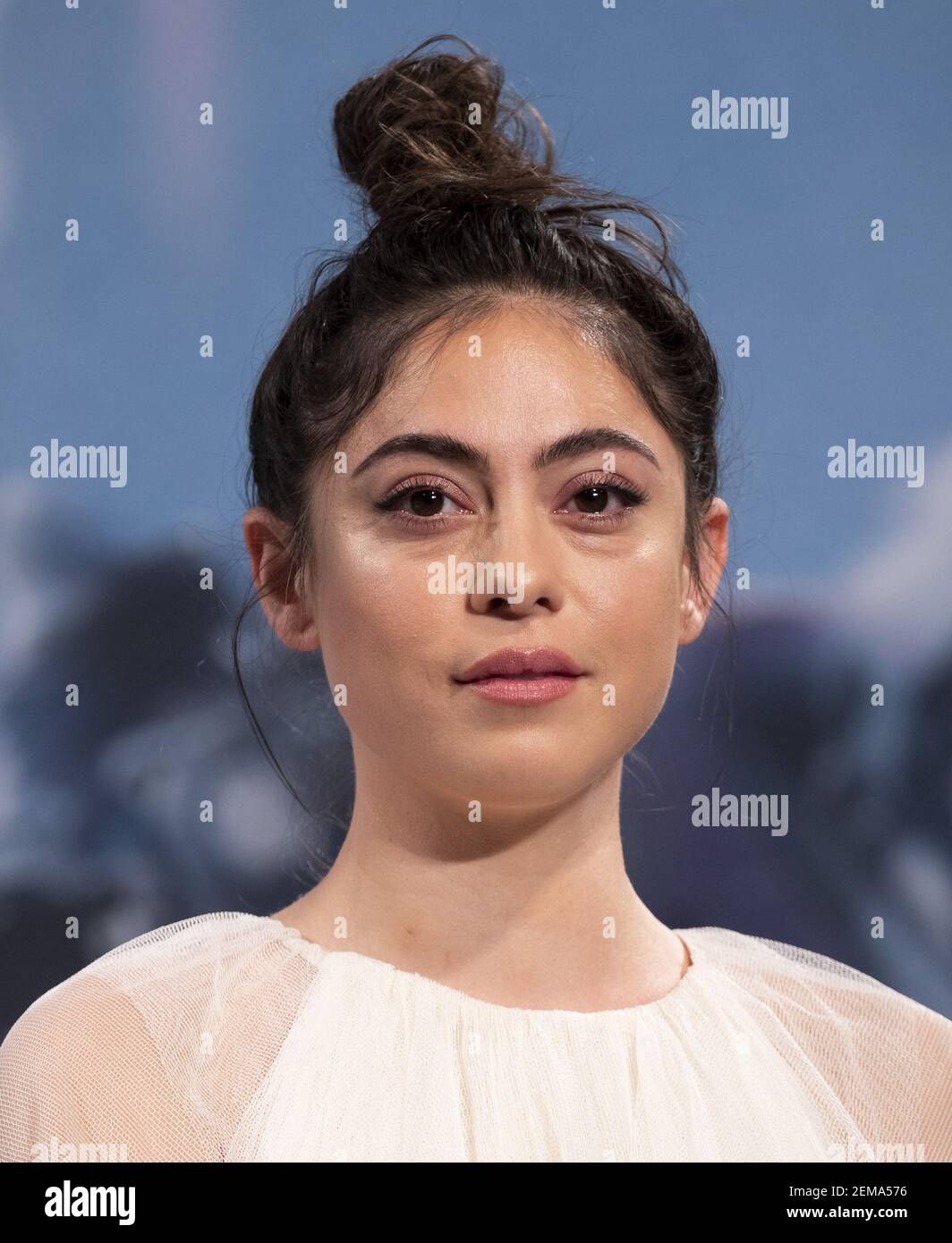 Actress Rosa Salazar attends a press conference for the film 'Alita-Battle  Angel' world promote tour at Conrad Hotel in Seoul, South Korea on January  24, 2019. The movie is to be released