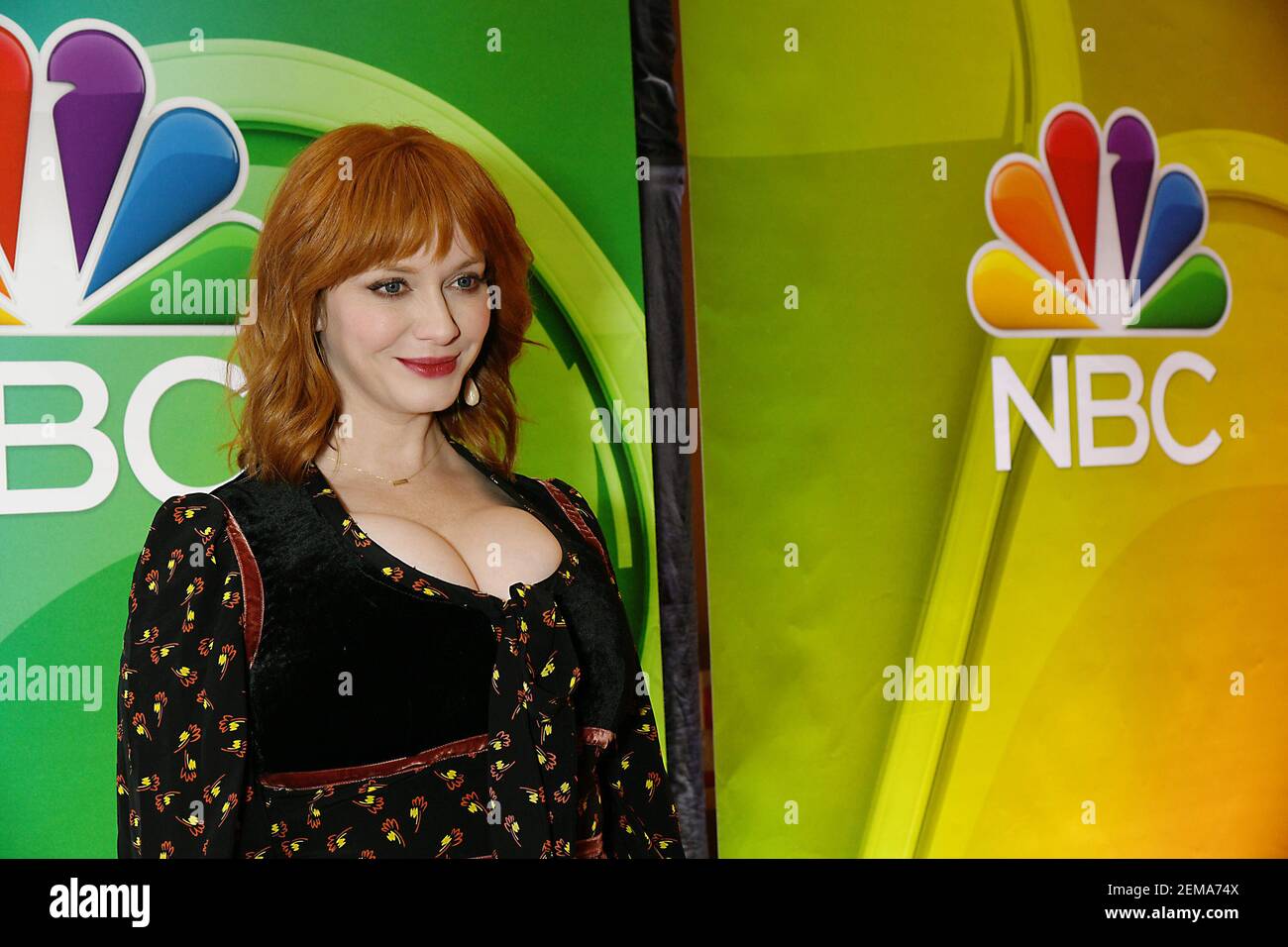 Christina Hendricks of " Good Girls" attends NBC’s Mid-Season Press Day