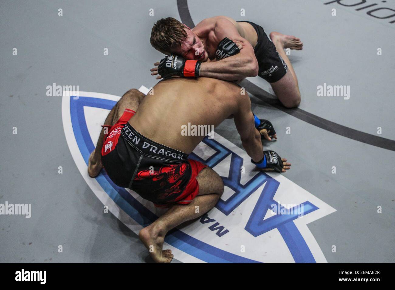 Reinier De Ridder vs Fan Rong seen here in a photo released to the ...