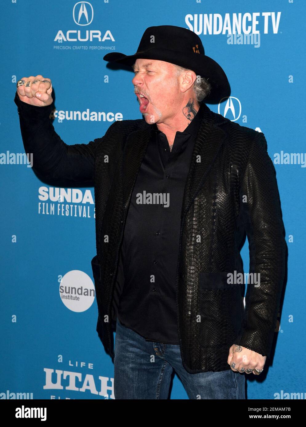PARK CITY, UTAH JANUARY 26 James Hetfield attends the 'Extremely