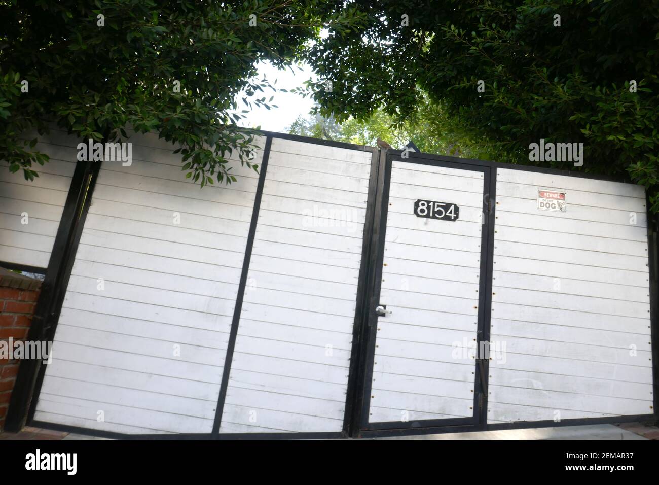 Los Angeles, California, USA 24th February 2021 A general view of atmosphere of actor Joaquin Phoenix's home/house February 24, 2021 Los Angeles, California, USA. Photo by Barry King/Alamy Stock Photo Stock Photo