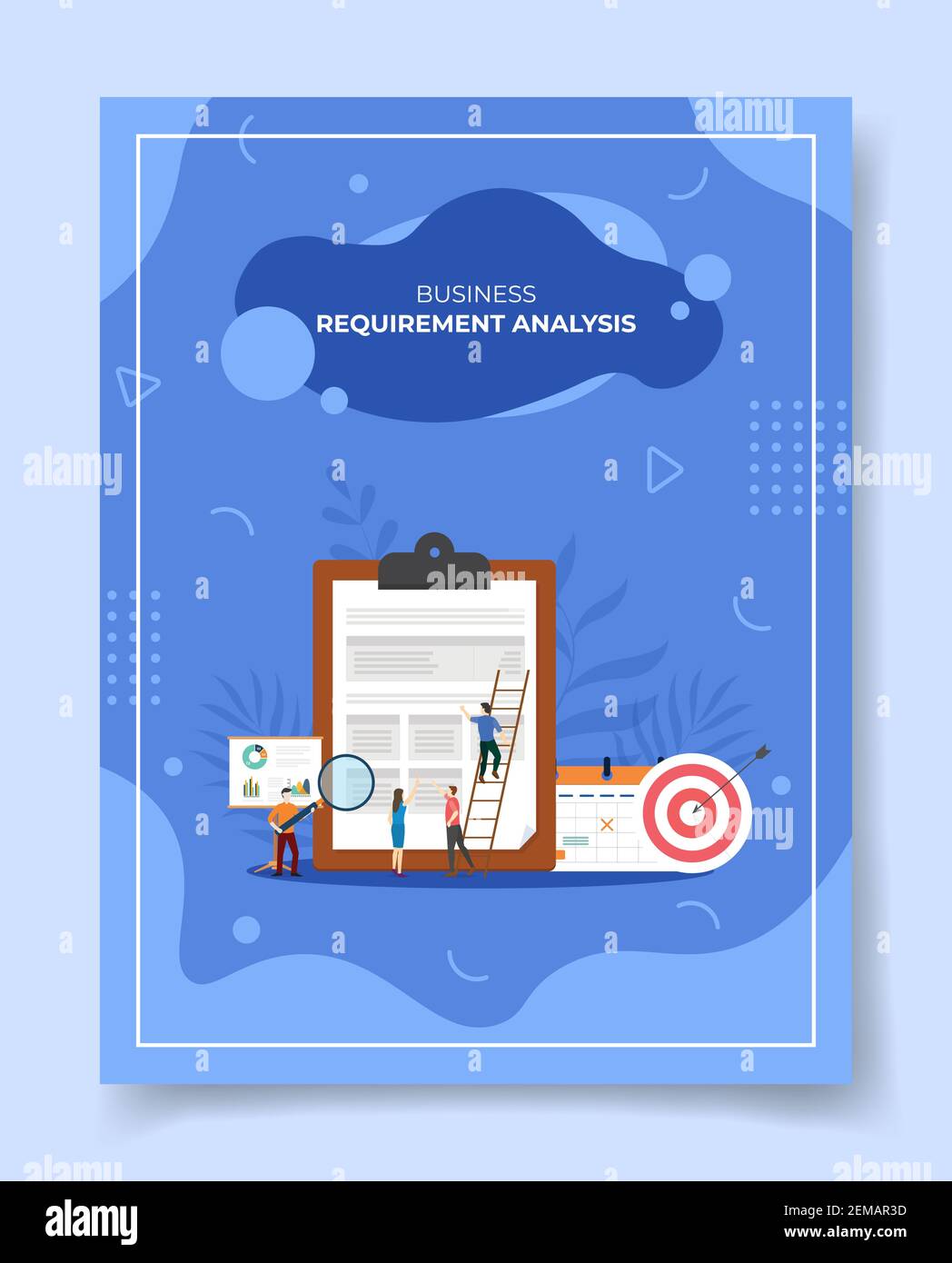 business requirement analysis for template of banners, flyer, books