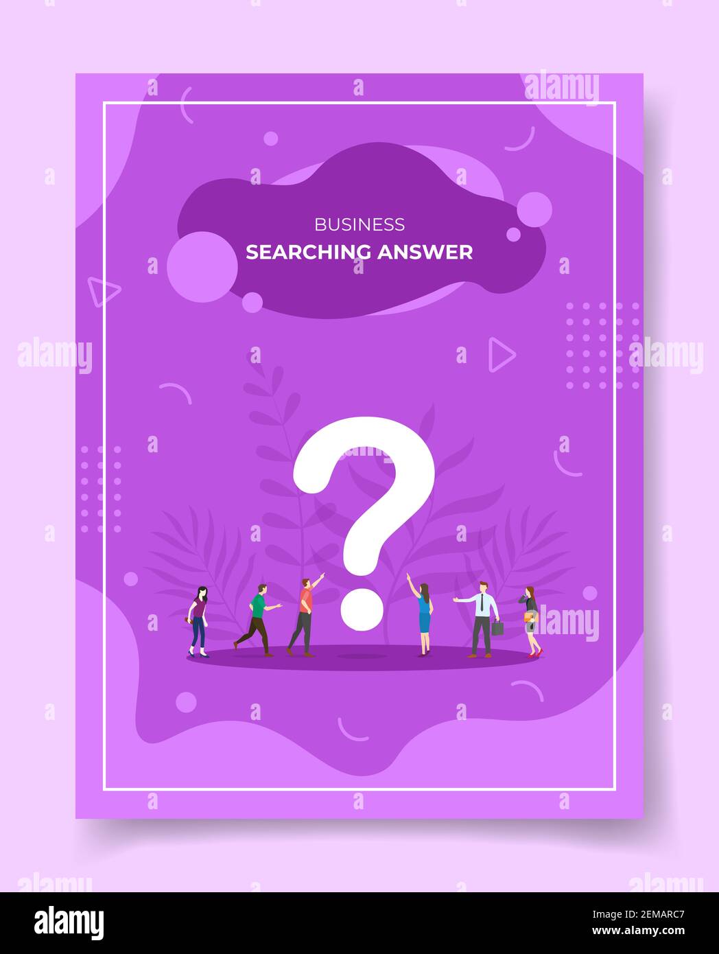 Searching Answer searching for answers for template of banners, flyer, books cover ...