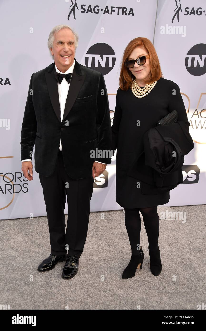 Henry Winkler arrives at the 25th annual Screen Actors Guild Awards at