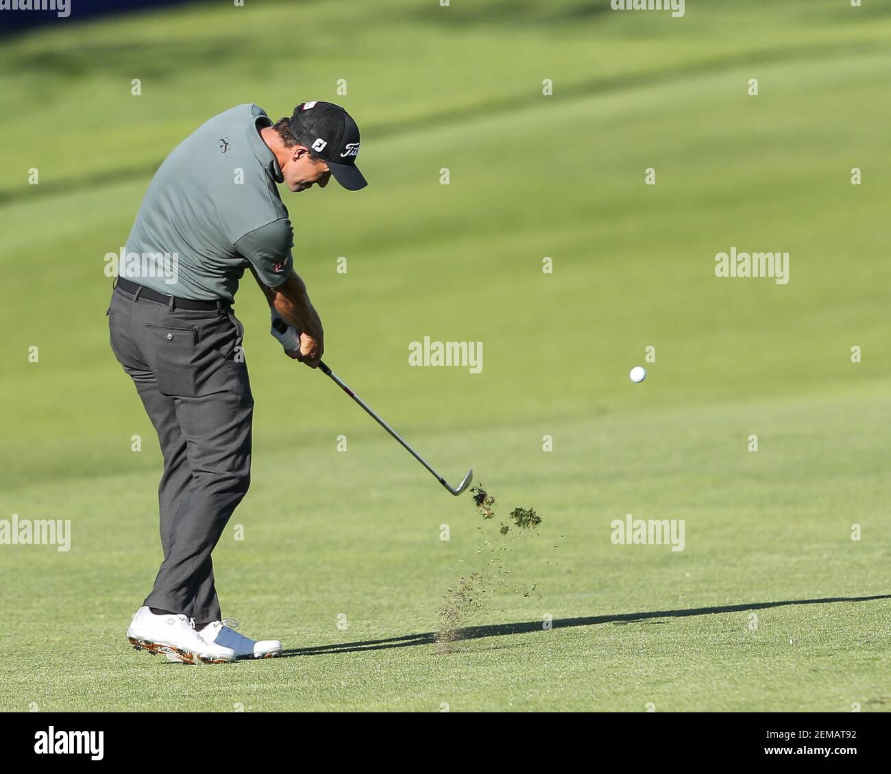January 27, 2019 San Diego, CA..Adam Scott during final round of the ...