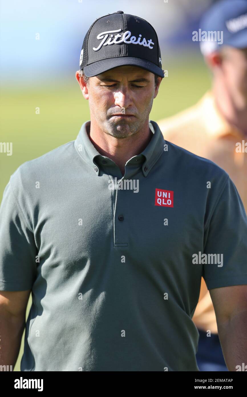 January 27, 2019 San Diego, CA..Adam Scott during final round of the ...