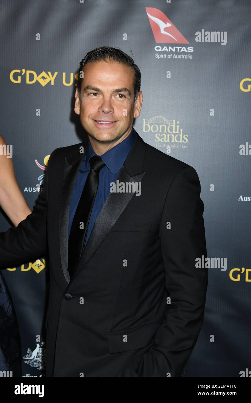 News Corp Co-Chairman Lachlan Murdoch, Sarah Murdoch arrives to the