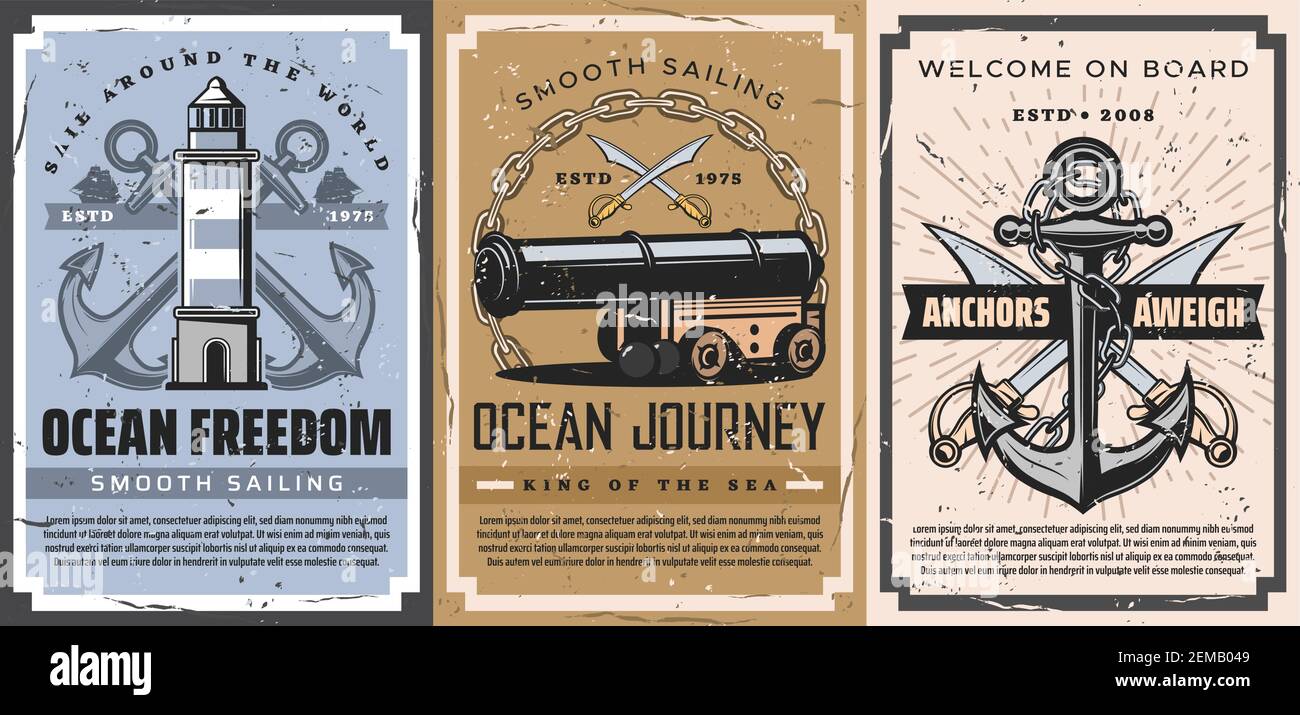 vintage nautical posters