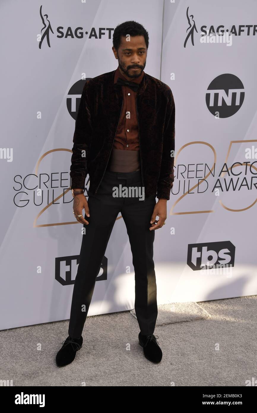 Lakeith Stanfield arrives at the 25th annual Screen Actors Guild Awards
