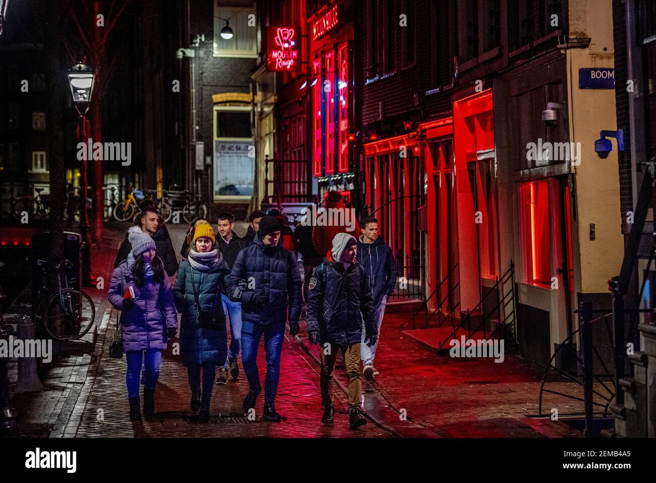 Skrøbelig Drik vand Ofre AMSTERDAM - Famous red light district in Amsterdam. (Photo by Robin  Utrecht/Sipa USA Stock Photo - Alamy