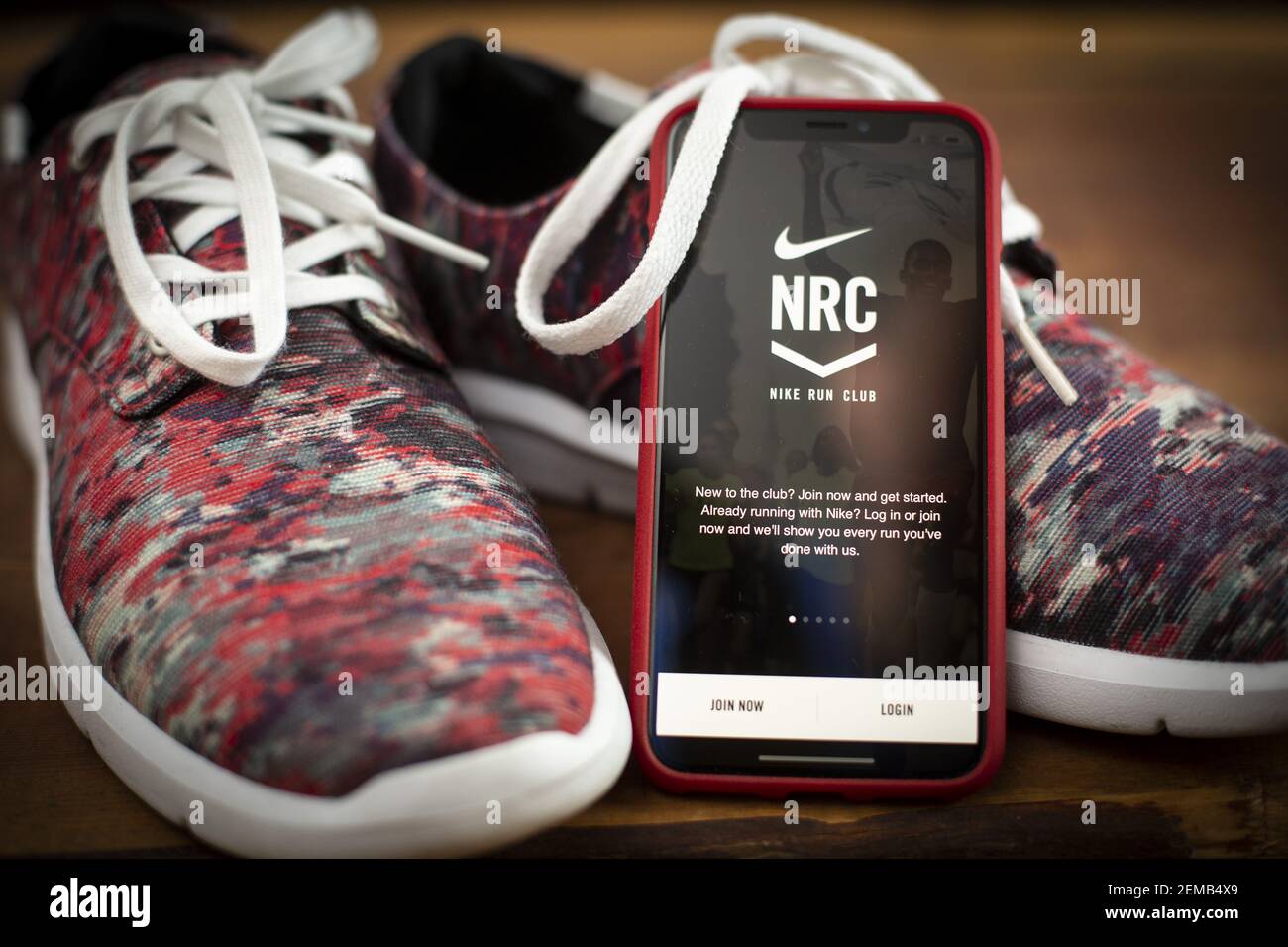 Nike running app hi-res stock photography and images - Alamy