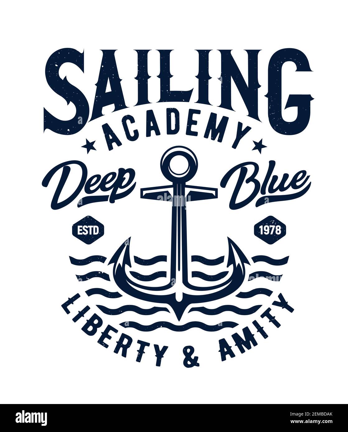 Nautical Yacht Sailing Ocean Anchor Graphic T Shirt Nautical Yacht Sailing Ocean Anchor Graphic T Shirt