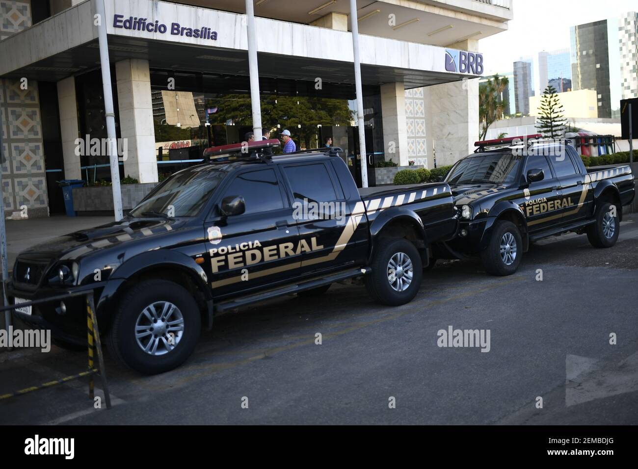 DF - Brasilia - 01/29/2019 - Operation PF BRB - The Federal Police holds this Tuesday, January 29, the search and seizure at the BRB headquarters, Banco de Brasilia, to investigate a suspected payment scheme for tuition fees of R $ 16 , 5 million to BRB directors and former directors, Banco de Brasilia, in exchange for investments in projects such as the late Trump Hotel in Rio de Janeiro, now known as LSH Lifestyle. Photo: Mateus Bonomi / AGIF/Sipa USA Stock Photo
