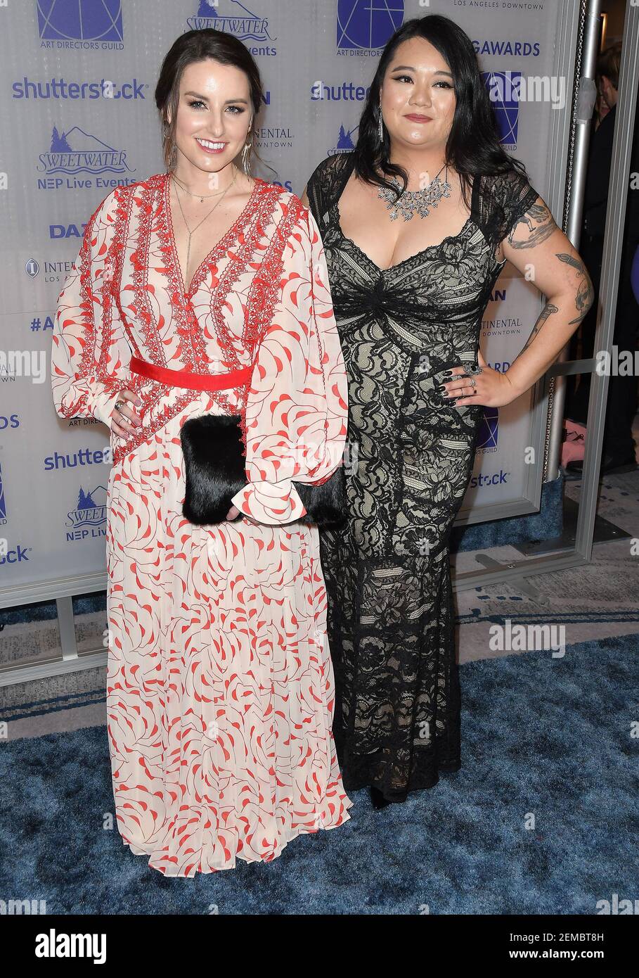 (L-R) Chloe Arbiture and Monica Sotto at the 23rd Annual Art Directors