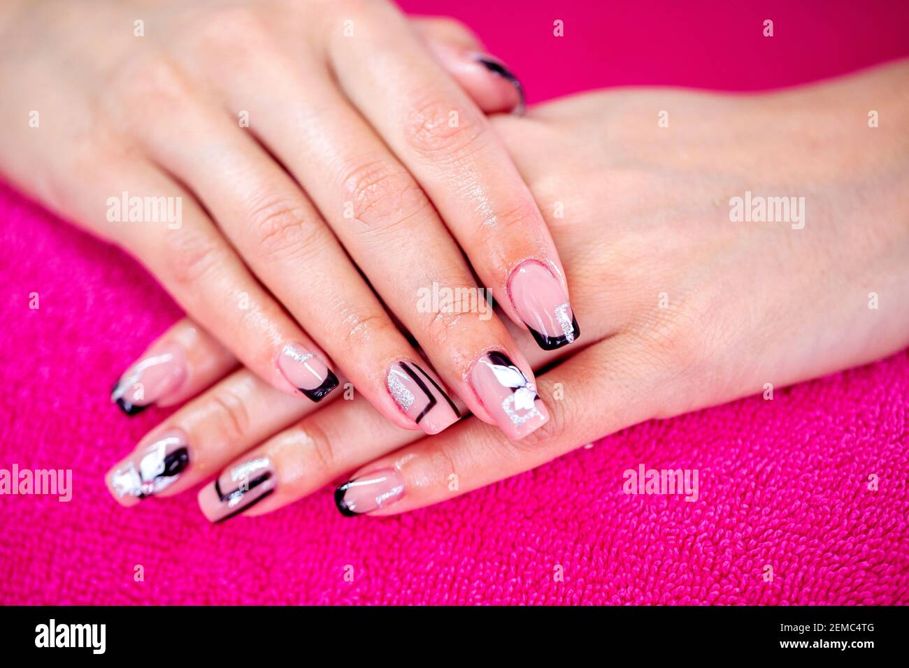 stylish nail art design manicure for women concept of pretty nails 2EMC4TG