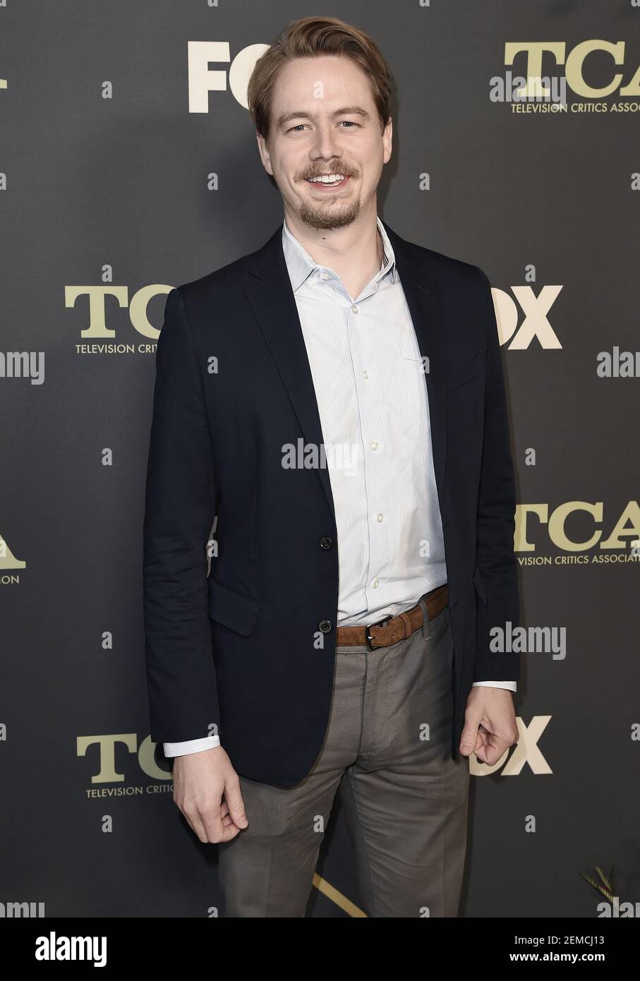 LOS ANGELES, CA - FEBRUARY 6: Christoph Sanders attends the FOX Winter