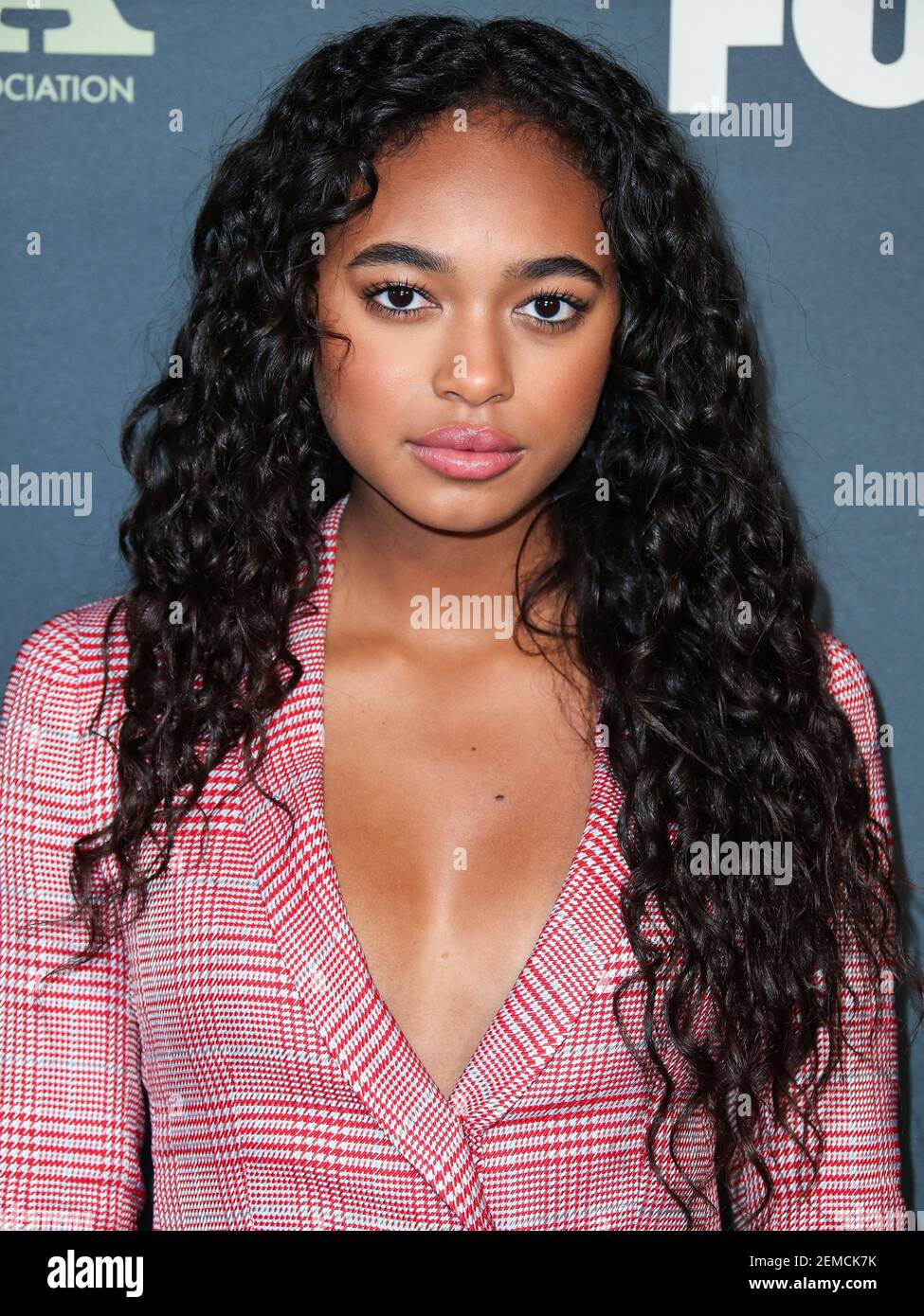 PASADENA, LOS ANGELES, CA, USA - FEBRUARY 06: Actress Chandler Kinney arrives at the FOX Winter TCA 2019 All-Star Party held at The Fig House on February 6, 2019 in Pasadena, Los Angeles, California, United States. (Photo by Xavier Collin/Image Press Agency/Sipa USA) Stock Photo