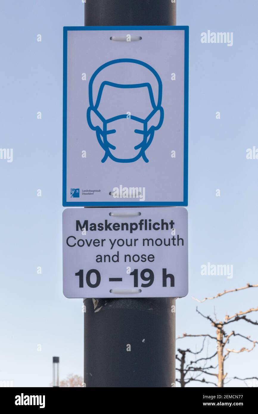 Rules of mandatory use of mask hi-res stock photography and images - Alamy