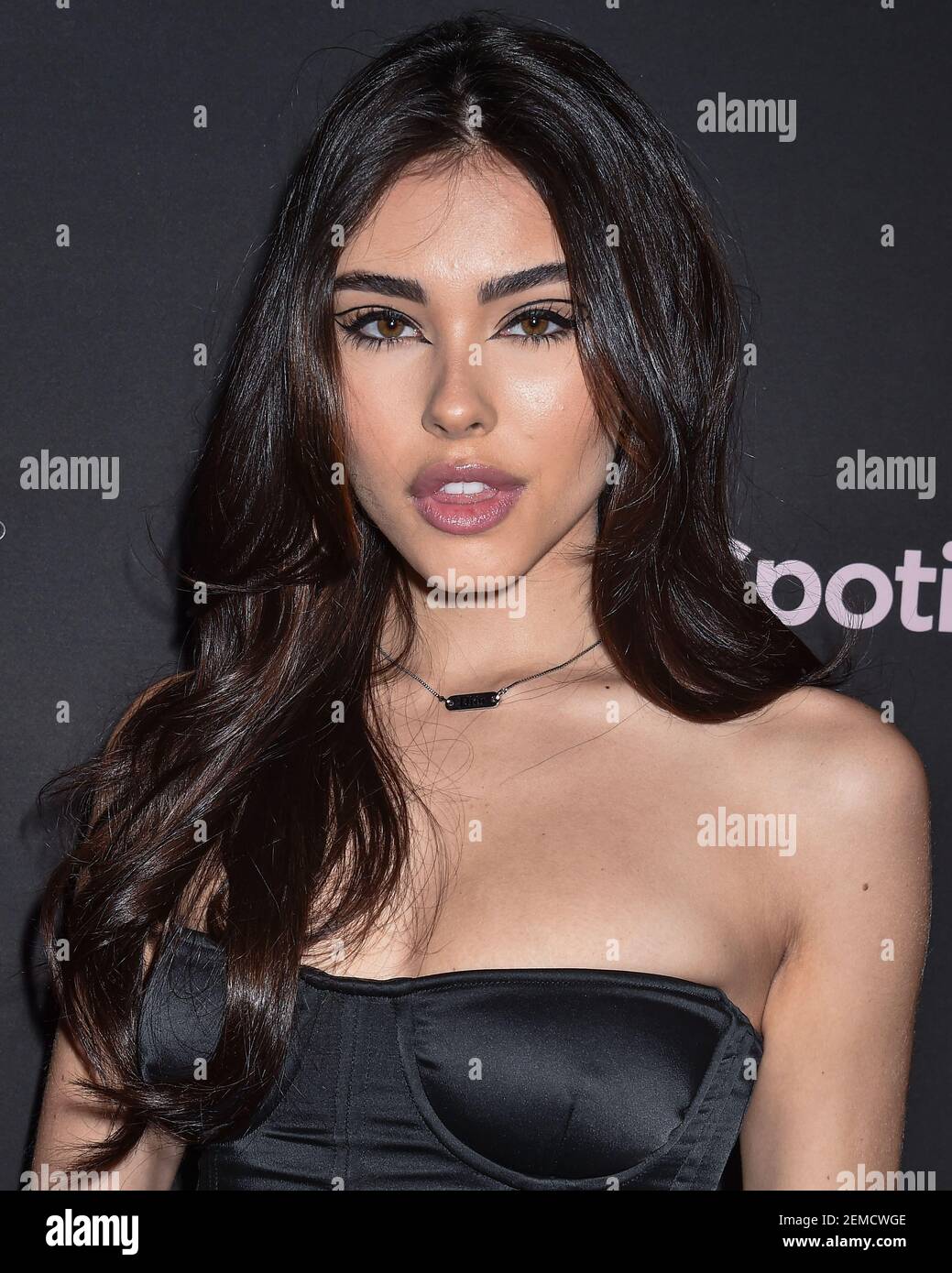 LOS ANGELES, CA, USA - FEBRUARY 07: Singer Madison Beer arrives at the ...