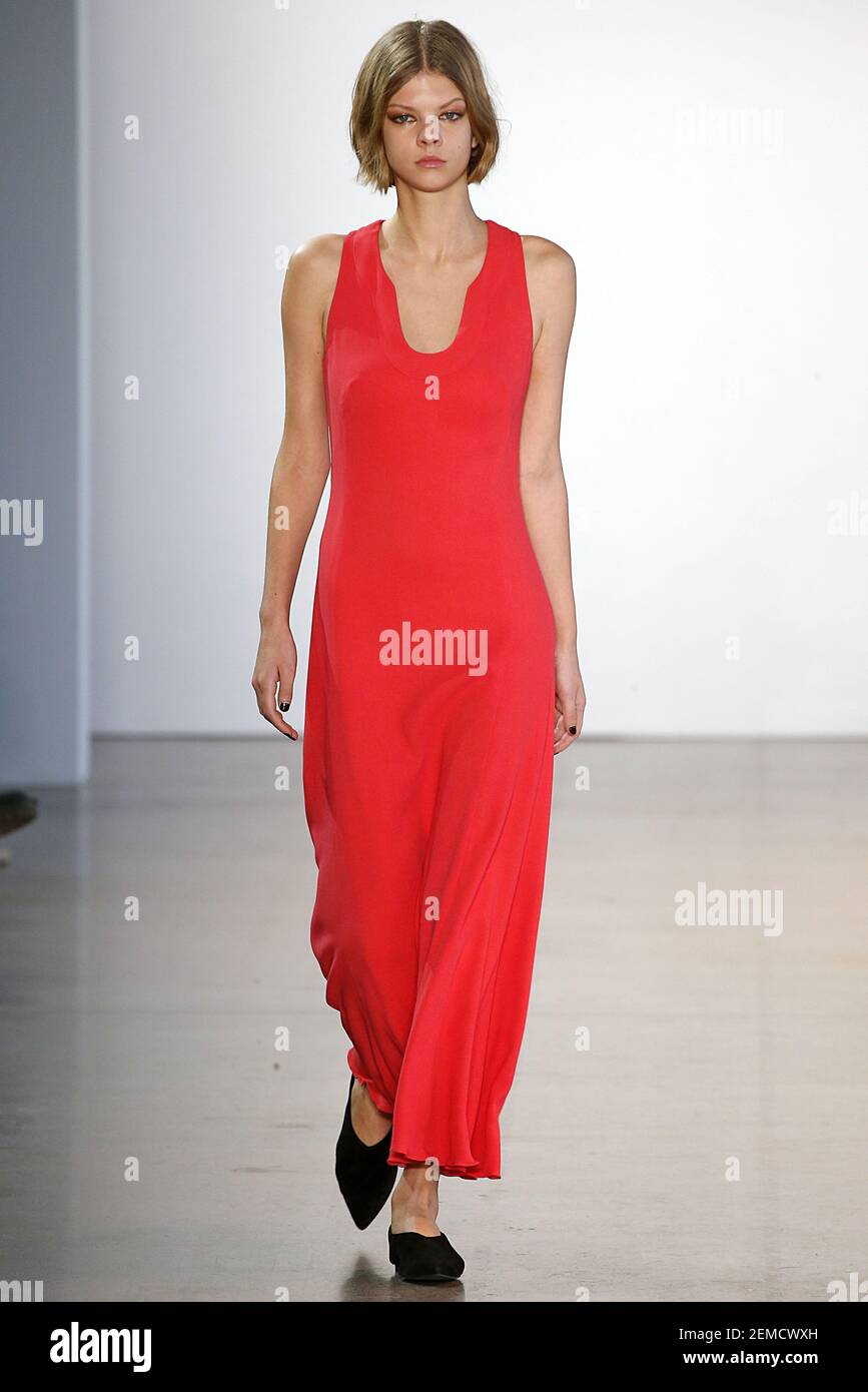 A model walks on the runway during the Noon by Noor Ready To Wear