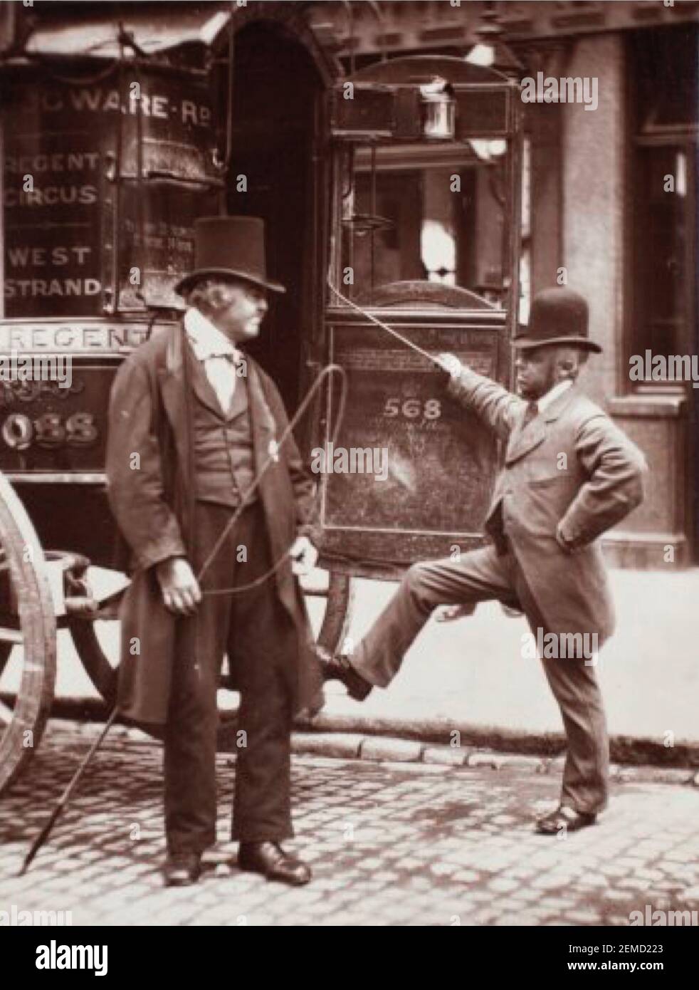 Cast Iron Billy - 1877 photograph by John Thomson Stock Photo
