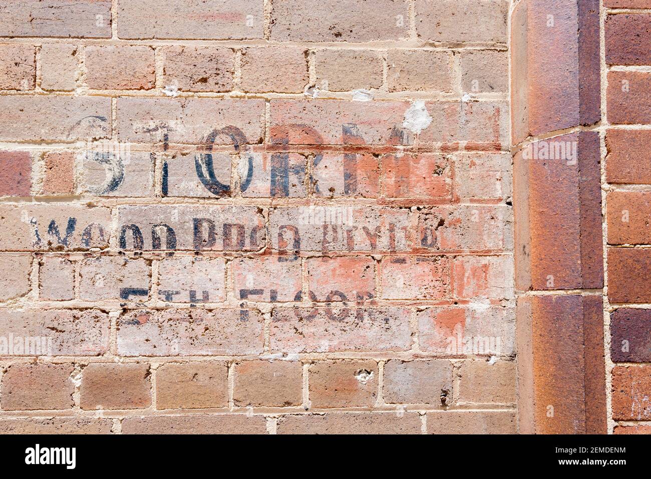 Stenciled letters hi-res stock photography and images - Alamy