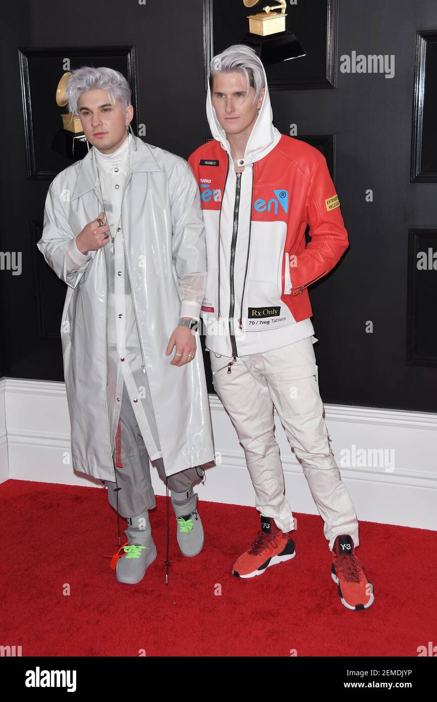 Grey arrives at the 61st Annual Grammy Awards red carpet at the Staples ...