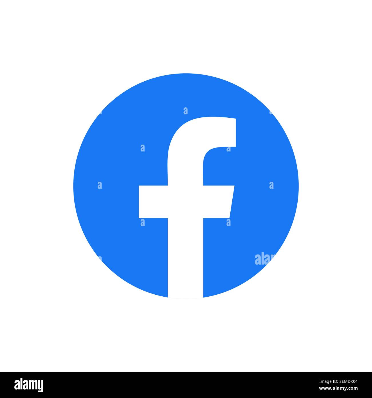 Facebook Logo Vecto Icon Printed On White Paper Stock Vector Image Art Alamy