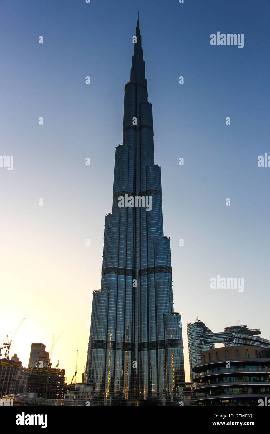 Burj khaleefa in dubai UAE Stock Photo - Alamy