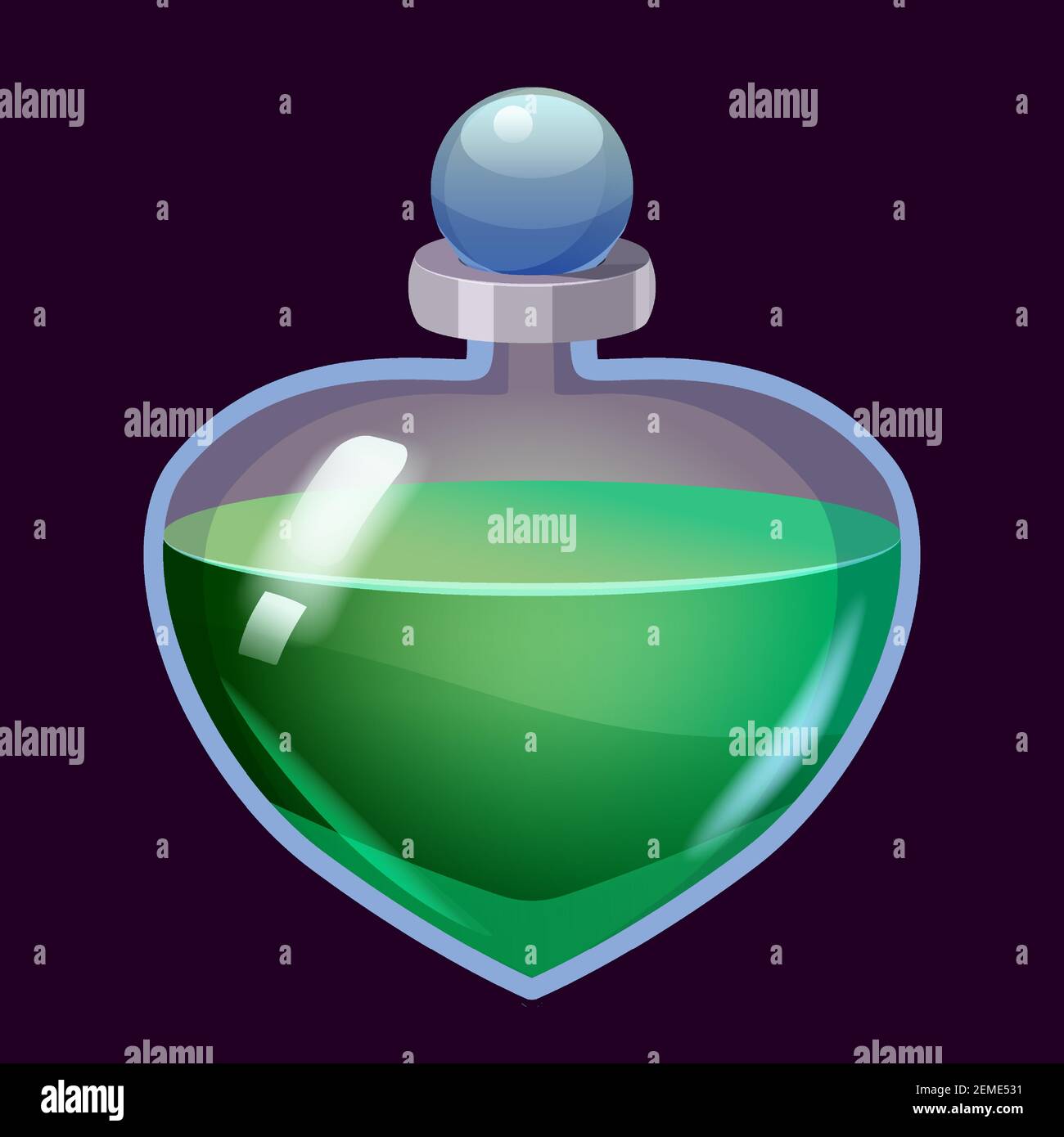 Bottle liquid potion magic elixir colorful . Game icon GUI for app ...