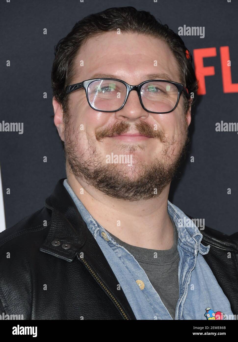 Cameron Britton arrives at Netflix's "The Umbrella Academy" Season 1