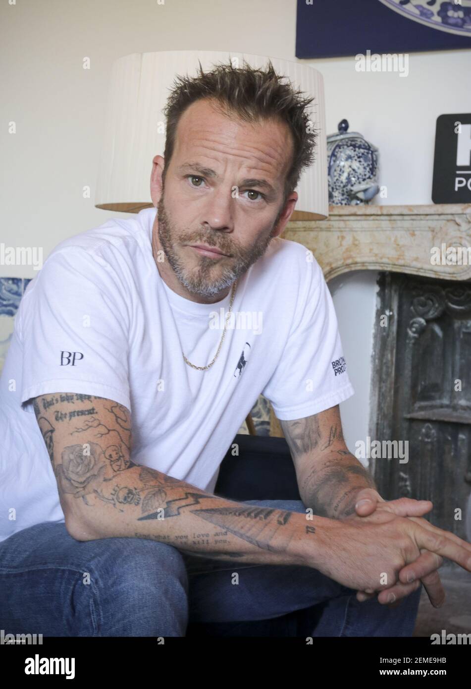 Lisbon- 02/13/2019. Interview with actor Stephen Dorff about the debut of  the third season of True Detective. (PAUL SPRANGER / Global Images/Sipa USA  Stock Photo - Alamy