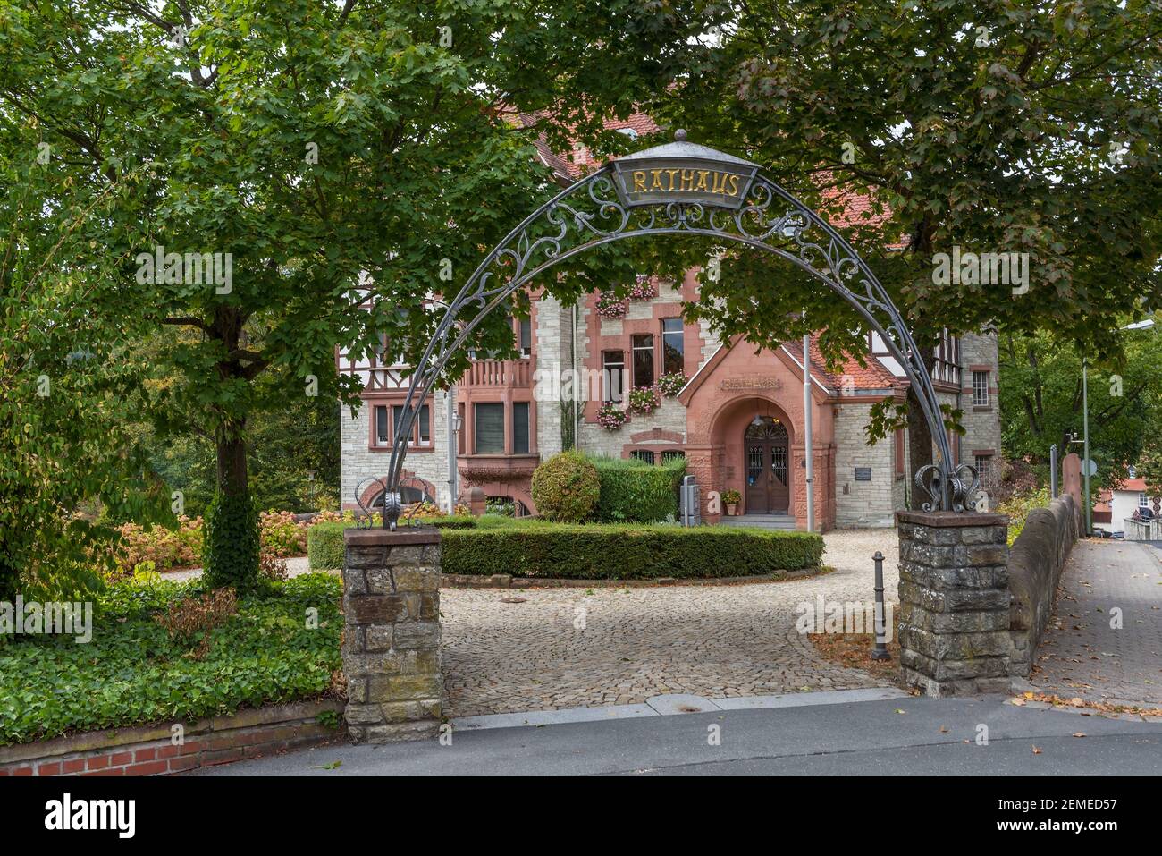 Town hall of the city of Kronberg im Taunus, Hesse, Germany Stock Photo