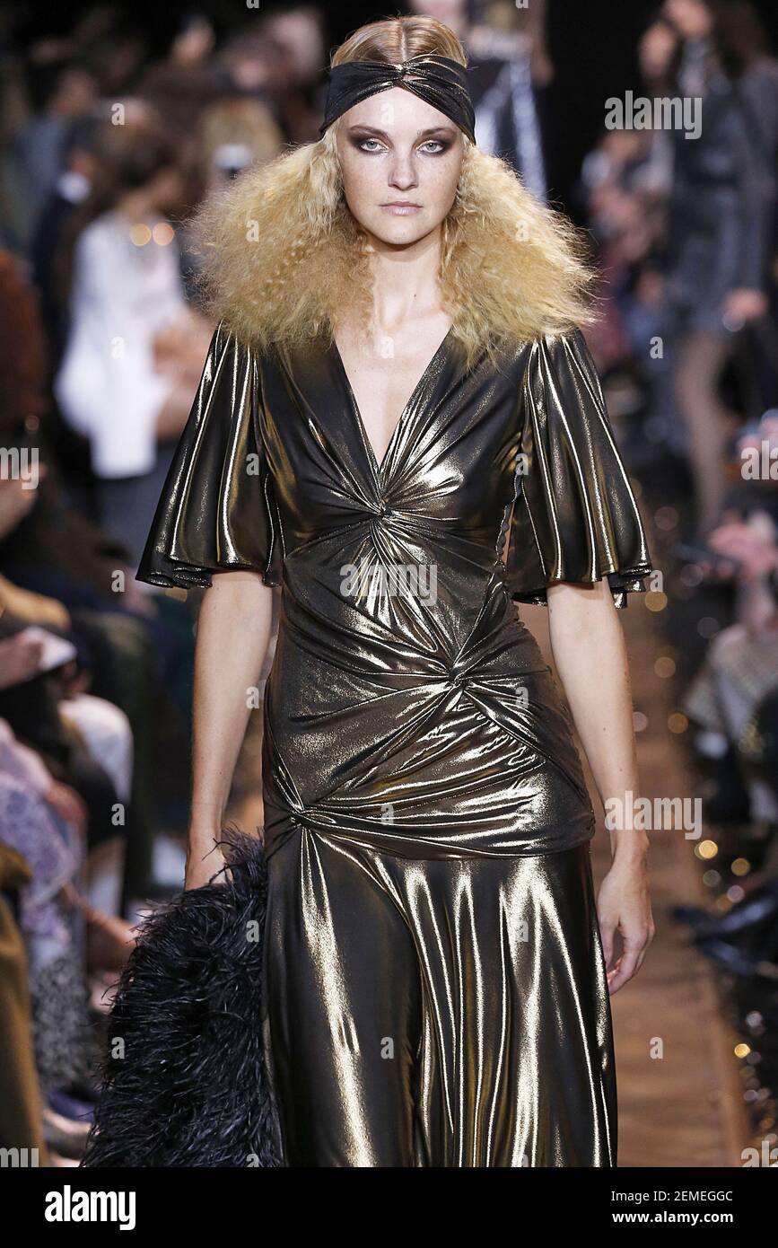 Caroline Trentini walks on the runway during the Michael Kors